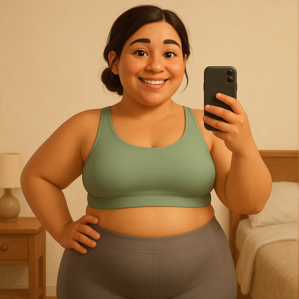 Progress photo Week 8